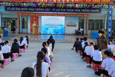 TRƯỜNG PTDTNT THCS EA SÚP TĂNG CƯỜNG TUYÊN TRUYỀN PHÒNG, CHỐNG VIRUS NIPAH