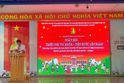 NGÀY HỘI “TIẾN BƯỚC LÊN ĐOÀN” TẠI TRƯỜNG PTDTNT THCS EA SÚP